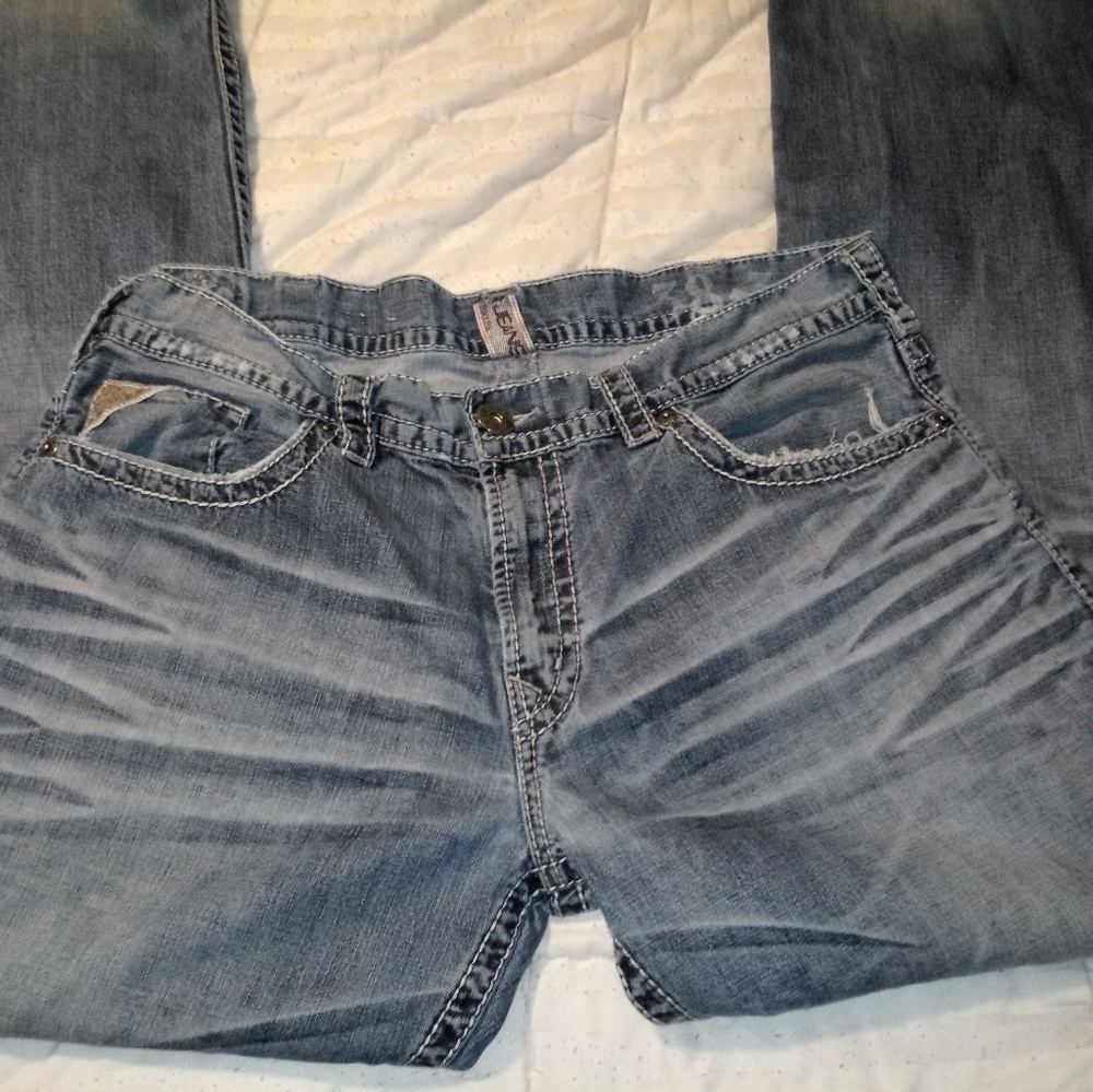 Mens Silver Jean's